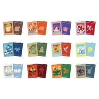 Set Kotak Kartu Logam Pokemon TCG Cina Sederhana Asli Scarlet & Violet, Kit Kartu Koleksi untuk Koleksi
