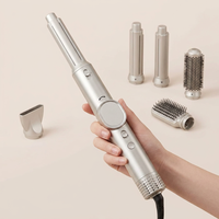 Nouvel ensemble de coiffure multifonction 6-en-1 détachable avec brosse soufflante et sèche-cheveux pour volume et coiffage