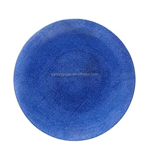 Bruiloft Blauw Lader Platen Groothandel Met Glitter