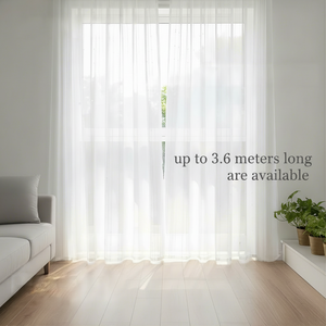 Tela Moderna para Cortinas Transparentes con Rayas Doradas, 140-360 cm, Transpirable, para Ventanas de Dormitorios y Hoteles - Product Image 1