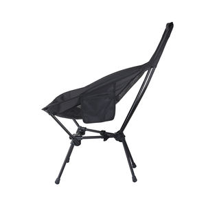 Custom Logo Outdoor Foldable Lightweight Aluminum Ultralight Reclining <b>High</b> <b>Back</b> Moon Camping <b>Chair</b> <b>for</b> <b>Adults</b> - Product Image 2