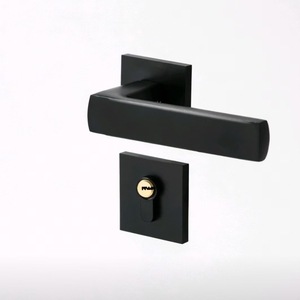 ชุดล็อคประตูภายในสีดำทันสมัย เหมาะสำหรับประตูไม้ภายใน - Product Image 1