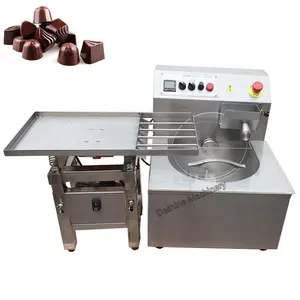 Mesin Temepring coklat multifungsi, mesin peleburan/Temepring/Tempering/lapisan dan lini produksi 8/15/30kg kapasitas