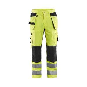BLAKLADER - 156518113399D96 Ventilated Hi-Vis <b>trousers</b> Yellow/<b>Black</b> - EAN 7330509516362 HI-VIS <b>WORKWEAR</b> - Product Image 1
