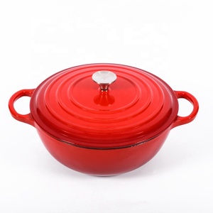 Casseroles et faitouts en <span class=keywords><strong>fonte</strong></span> <span class=keywords><strong>émaillée</strong></span> écologiques de style européen classique 26 cm - Product Image 1