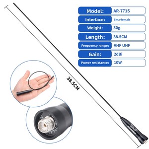 Antena Externa 771 para Walkie Talkie Baofeng, Largo Alcance y Alta Sensibilidad, Color y Empaque Personalizados, Venta al Por Mayor - Product Image 2