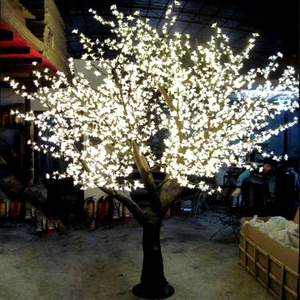 Árbol <span class=keywords><strong>de</strong></span> Luz <span class=keywords><strong>LED</strong></span> Artificial <span class=keywords><strong>de</strong></span> Flores <span class=keywords><strong>de</strong></span> Cerezo Blancas para Decoración <span class=keywords><strong>de</strong></span> Jardín, Bodas, Paisajes y <span class=keywords><strong>Navidad</strong></span>, Resistente al Agua IP65, 3m, Venta al por Mayor - Product Image 6