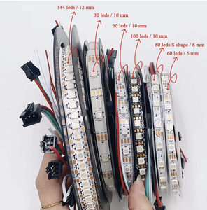 Caliente direccionable Ws2812B 2815 144Led 5V tira de luces <span class=keywords><strong>Led</strong></span> <span class=keywords><strong>5050</strong></span> <span class=keywords><strong>RGB</strong></span> IC anuncio Individual <span class=keywords><strong>Ws2812</strong></span> impermeable Digital <span class=keywords><strong>Rgb</strong></span> Pixel <span class=keywords><strong>Led</strong></span> tira - Product Image 5