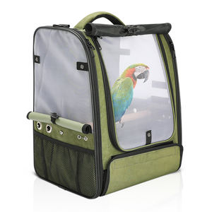 BSCi personnalisé petit Transparent respirant oiseau perroquet transporteur voyage <span class=keywords><strong>Cage</strong></span> sac oiseaux voyage sac à dos transporteur - Product Image 3