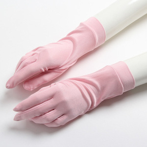 <span class=keywords><strong>Gants</strong></span> en <span class=keywords><strong>soie</strong></span> tricotés pour femmes 100% <span class=keywords><strong>soie</strong></span> <span class=keywords><strong>de</strong></span> mûrier multicolores - Product Image 4