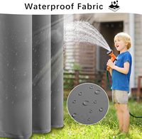Rideaux d'extérieur imperméables pour patio, pergolas, porches et terrasses, design élégant et robuste pour protéger votre espace extérieur