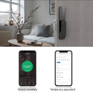 Serrure de porte intelligente, Rechargeable par Usb, sans clé, à empreintes digitales, étanche et antivol, verrou de sécurité - Product Image 3