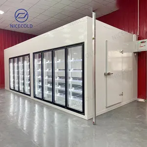 Shop Electrically Heated Glass Door Display Walk In Cooler For Floral