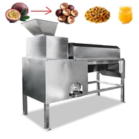 Fruitpersmachine, grapefruit-, mandarijn- en passievruchtontpitter, passievruchtschil- en -pulpmachine
