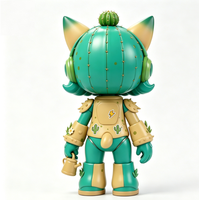 Figurine articulée personnalisée OEM en forme de chat cactus avec emballage sur mesure – Service de personnalisation direct usine en Chine