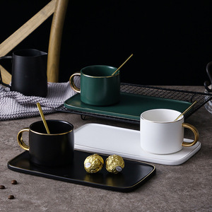 Solhui-Taza <span class=keywords><strong>de</strong></span> cerámica glaseada, juego <span class=keywords><strong>de</strong></span> platillos, juego <span class=keywords><strong>de</strong></span> regalo Nórdico - Product Image 1