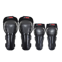 Conjunto de Cuatro Piezas de Protección para Motocross de Poliéster Suave y Algodón para Niños: Rodilleras, Coderas y Protectores de Piernas para Gateo