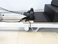 Equipo de Pilates Reformer Plegable Portátil de Aluminio, Reformer de Pilates de Aluminio para Estudio Comercial de Fitness