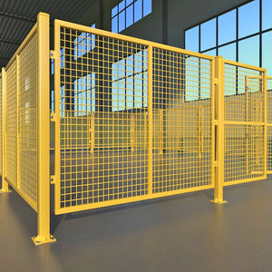 سياج أمان متحرك قابل للتخصيص للمستودعات، لوحات سياج معدنية لحماية وتقسيم ورش العمل وحماية الآلات - Product Image 2