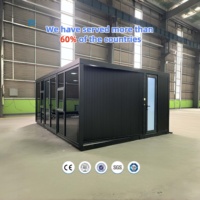 Maison modulaire en conteneur extensible, construction durable, maison préfabriquée
