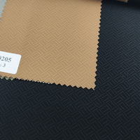 Tissu en cuir PU respirant, imperméable, anti-moisissure, résistant à l'abrasion, style vintage pour vêtements ou confections (250GSM)