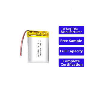 Литиевая батарея 3.7В 653040 800мАч, 500 циклов, гарантия 12 месяцев, для портативного тонометра, медицинского класса, стабильная - Product Image 1