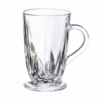 Venta directa de fábrica Vasos de gran capacidad Mango resistente al calor Taza de vidrio alto Vino Leche Jugo Cerveza-Más compras Más descuentos
