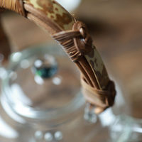 Carafe à jus en verre transparent, pot à café glacé, poignée en bambou, style américain, 500 ml, écologique, bouilloire à eau froide, décoration d'intérieur