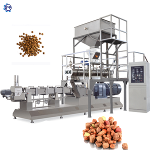 เครื่องผลิตอาหารสุนัขอัจฉริยะควบคุมด้วย PLC เครื่องผลิตอาหารสัตว์เลี้ยงที่มีคุณค่าทางโภชนาการพร้อมเครื่องอัดสกรูคู่และมอเตอร์ - Product Image 2