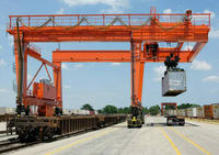YAOU 40 tonnes Rtg portique grue prix Precio De La Grua Rtg Sts Rtg pour conteneur et faisceau de levage préfabriqué