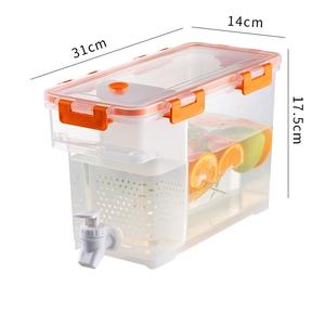 <span class=keywords><strong>2022</strong></span> nouveau distributeur de jus de réservoir d'eau en plastique glacière d'été avec robinet étanche à l'air - Product Image 1
