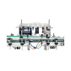 Automatic Head Liquid Filling Machine with PLC Control Peristaltic <b>Pump</b> Magnetic <b>Pump</b> Conveyor Belt Filling Machine - Product Image 2