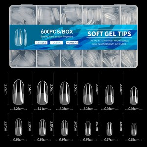<span class=keywords><strong>Annie</strong></span> Nails Piece Clear Tips Sandwich Dual Thin Straight Long Beetles Tipex Instant Apex Sin Curva C Cuadradas Bolsas Individuales Gel X - Product Image 4