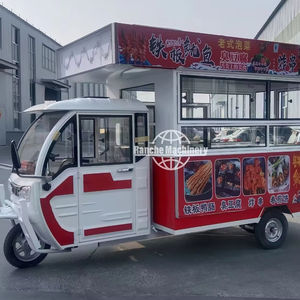 Venta caliente de acero inoxidable móvil de comida rápida y camión de helados con seguimiento GPS 3 ruedas para la venta en EE. UU. - Product Image 1