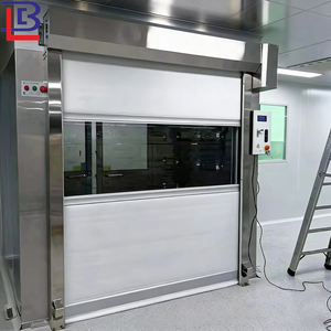 Persiana Enrollable de PVC para Cocina, Puerta Enrollable de PVC <span class=keywords><strong>Rosa</strong></span>, Persianas Exteriores, Puerta Enrollable de Alta Velocidad de PVC - Product Image 2