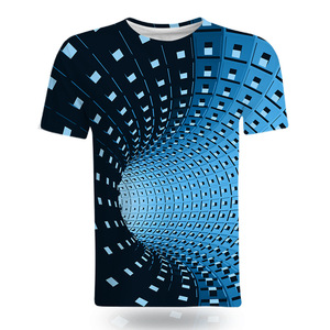 Men's 3D Printed T-<b>Shirt</b> Short Sleeve Regular Fit Breathable <b>100</b>% <b>Polyester</b> Knitted Summer Casual Top Pattern Digital Print - Product Image 1