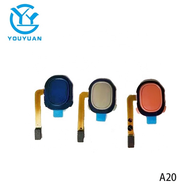 Mobile Phones Parts for Samsung A20 A30 A50 A60 A70 M21 M31 Fingerprint Sensor Home Button Flex