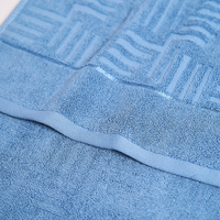 Serviettes de luxe 100% coton tricotées à séchage rapide, couleur unie, avec logo brodé - Personnalisables pour les hôtels, les maisons d'hôtes et les clubs sportifs