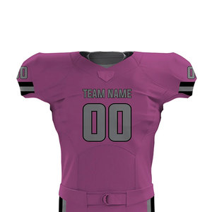 Uniforme de football américain personnalisé pour adultes, imprimé, respirant, à séchage rapide, maillot à manches courtes, vêtements de sport en gros, uniforme de football - Product Image 3