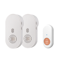 Interphone audio sans fil extérieur, prise EU/US/UK, 38 chansons, 4 modes, longue portée, installation facile