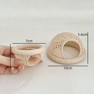 Plastic Drijvende Betta Garnalen Grot Aquarium Hangmat Vis Veilige Rustruimte Voor Woonkamer Doos Verpakt - Product Image 6