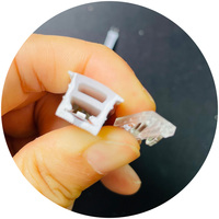 2m Dupond 2pin Strip Light Connectors DC12V DC24V Any Cut Led Strip Connector Free Solder 2 Pin Led Strip Connector 2 Pin