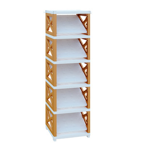 <b>Childrens</b> Shoe Rack Multi Layer Storage <b>Shelf</b> With Slanted Board For Bedroom Home Use Standing Type PP Material - Product Image 5