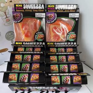 Botu al por mayor: Juguetes blandos de simulación de pizza Nido, juguetes antiestrés de comida TPR, juguetes blandos a granel, regalos promocionales para empresas - Product Image 1