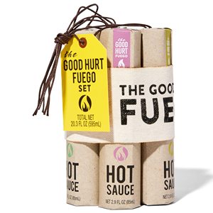 Set <span class=keywords><strong>de</strong></span> Regalo <span class=keywords><strong>de</strong></span> Salsas Picantes en Botellas <span class=keywords><strong>de</strong></span> Vidrio, Diseño Moderno, Empaque Original, Incluye Sabores Habanero, Ghost Pepper y Smoky Bourbon - Product Image 5