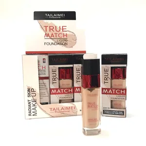 Private Label Liquid Full Cover Foundation Makeup Face Base High Coverage Concealer Cream Radiant Foundation Wholesale