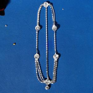 1PC Water Diamond European American Luxury <b>Hair</b> Ornament-Lightweight Minimalist Ethereal Fashion <b>Hair</b> <b>Styling</b> <b>Accessory</b> 6.5x30cm - Product Image 3