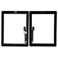 Écran tactile de remplacement pour ipad 4 et iPad3 touch, avec bouton d'accueil, prix d'usine, nouveau