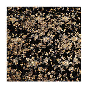 प्रीमियम लक्जरी मखमली बेडेड फीके कपड़े 20% नायलॉन 80% रेयन कढ़ाई बर्नआउट जैक्वार्ड वेवेट पैटर्न कपड़े के लिए कपड़े - Product Image 6