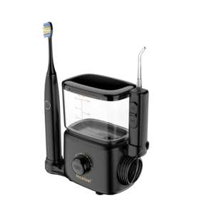 OEM nouveau 2 en 1 <span class=keywords><strong>brosse</strong></span> à dents électrique sonique 600ml eau de bureau Flosser Pik irrigateur oral eau <span class=keywords><strong>jet</strong></span> dentaire Pik eau fil dentaire - Product Image 2